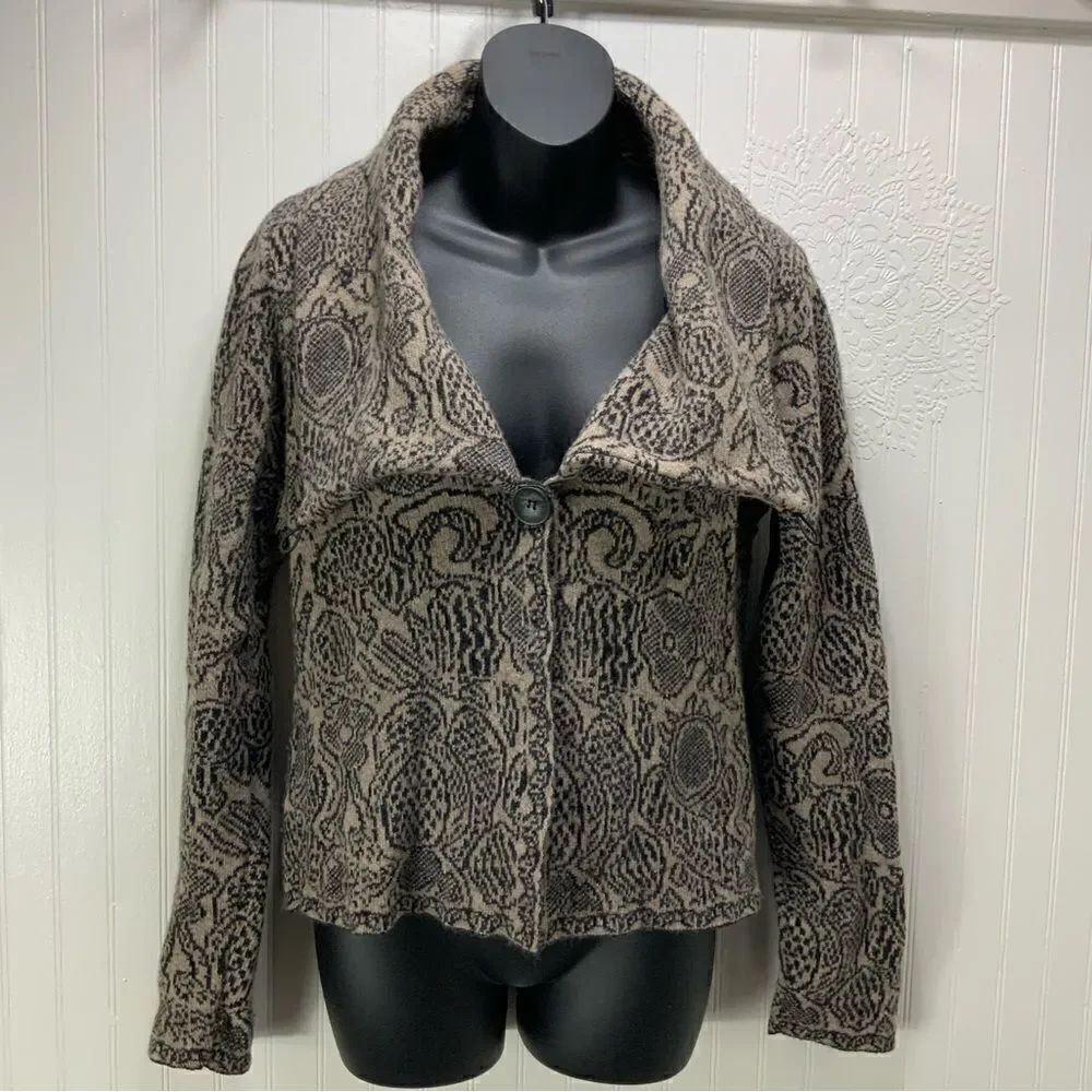 MARV wool blend cardigan sweater